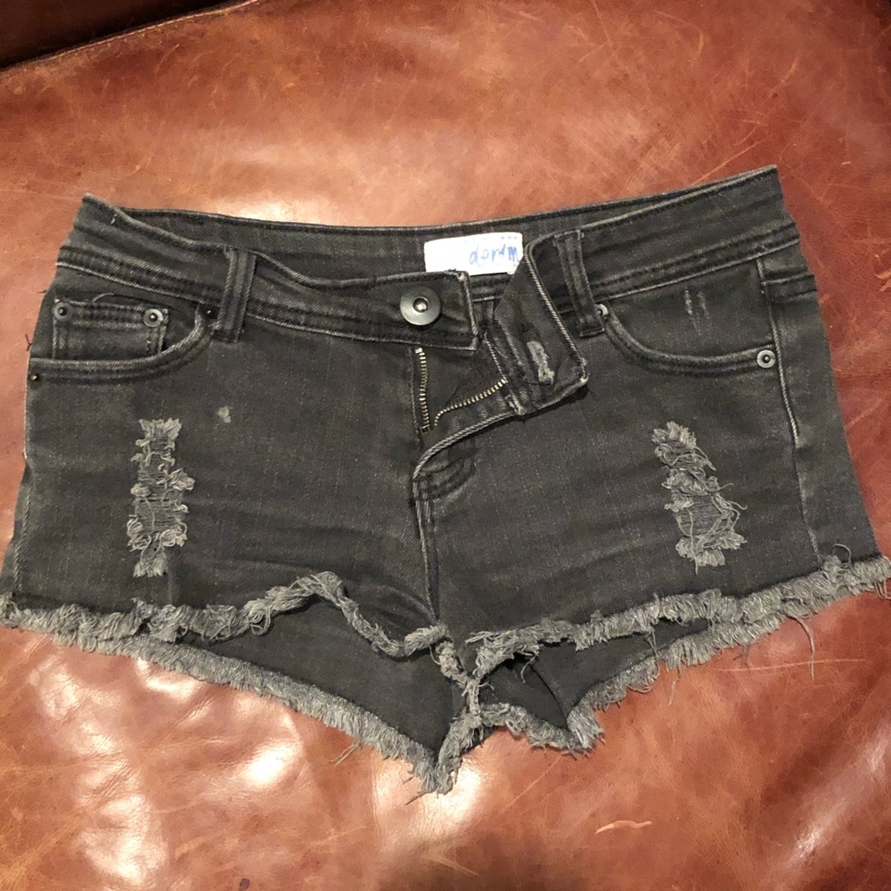 CottonOn Black Denim Shorts